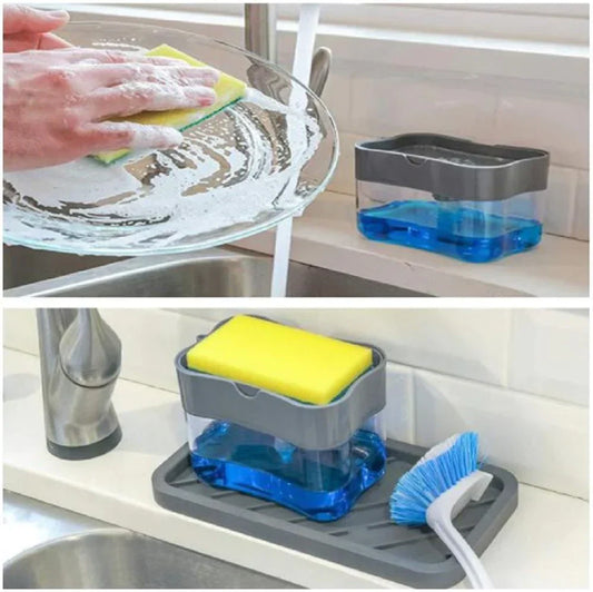 Liquid Soap Pump Dispenser(Free Sponge Gift )