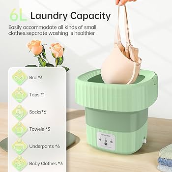 Mini Portable Washing Machine with Dryer