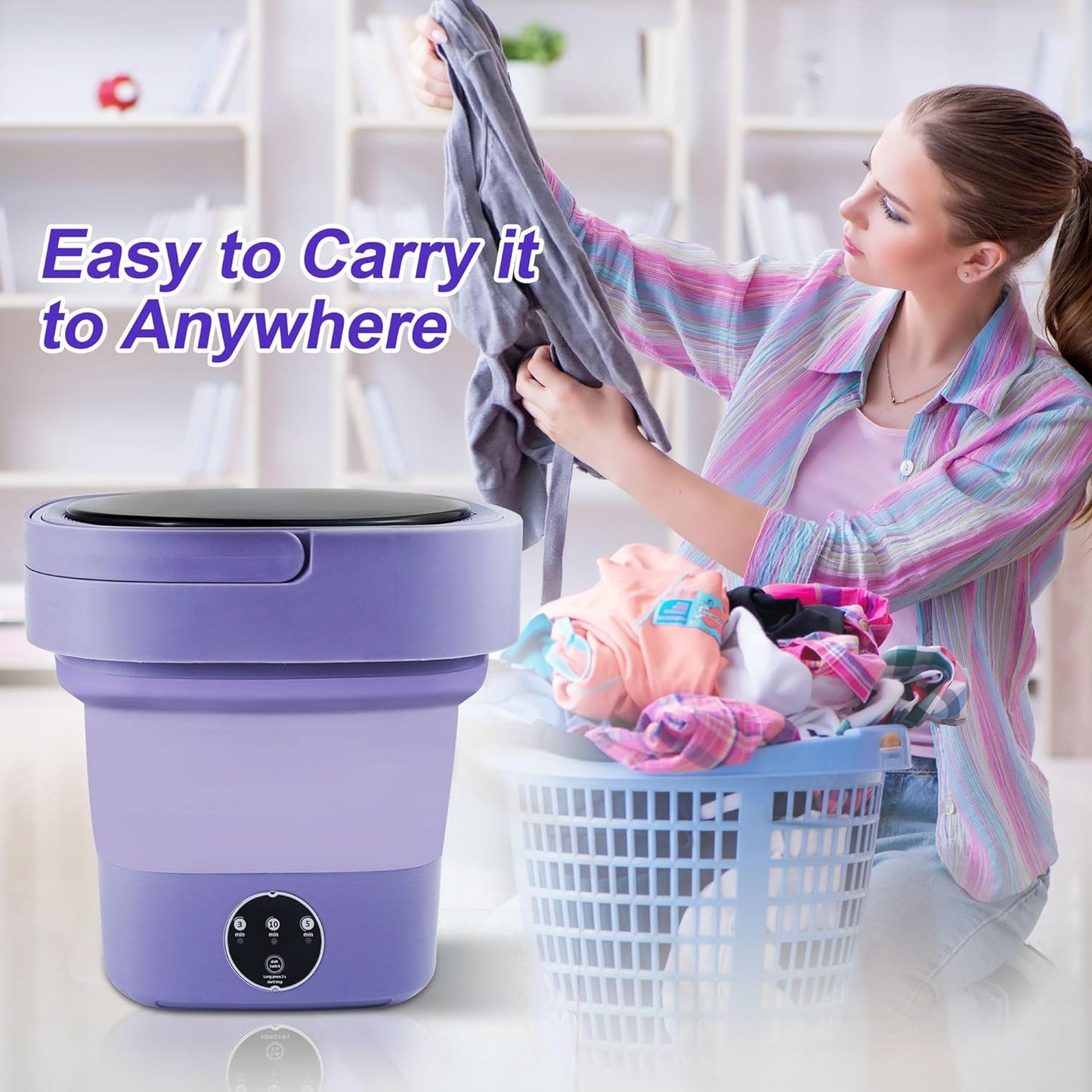 Mini Portable Washing Machine with Dryer